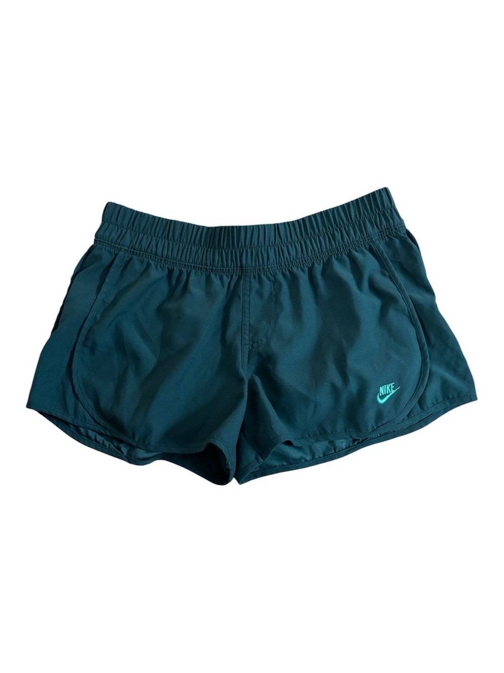 Nike Women’s Medium Teal Athletic Shorts - Picture 2 of 5